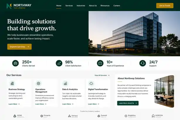Business Websites website preview