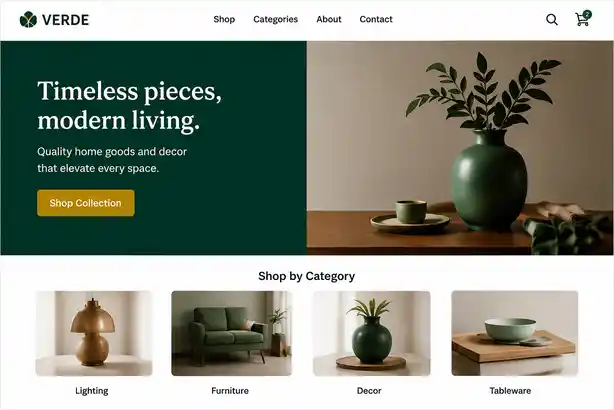 Ecommerce Stores website preview