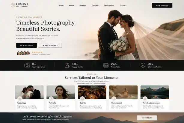 Landing Pages website preview